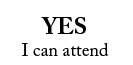 Yes, I can attend