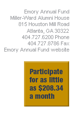 Emory Annual Fund Website