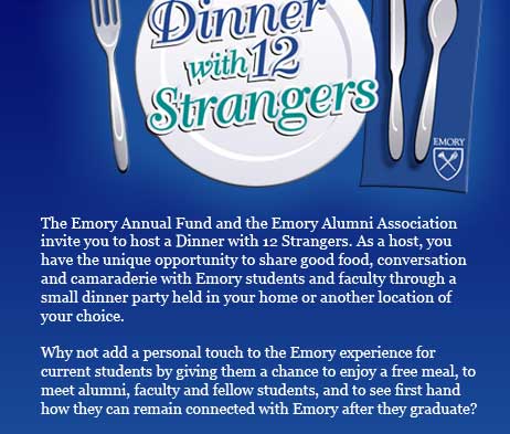 Dinner with 12 Strangers info